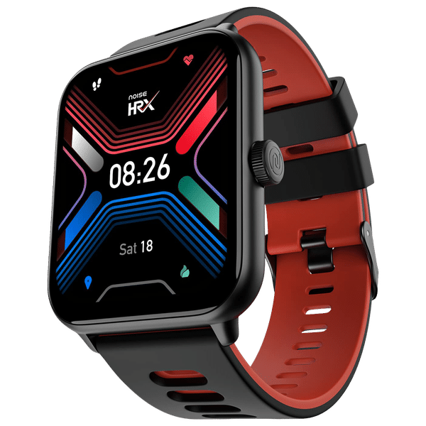 noise HRX Sprint Smartwatch with Bluetooth Calling (48.5mm TFT Display, IP67 Water Resistant, Active Black Strap)_1