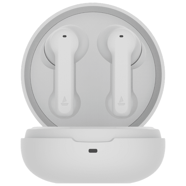 boAt Airdopes Sonik TWS Earbuds with Environmental Noise Cancellation (IPX4 Sweat and Splash Resistant, Dual EQ Modes, Tranquil White)_1