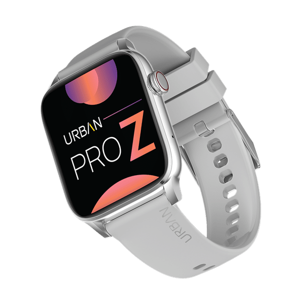 in base Urban Pro Z Smartwatch with Bluetooth Calling (46.9mm HD Display, IP67 Water Resistant, Grey Strap)_1