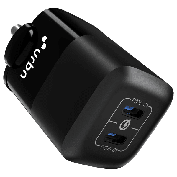 urbn 40W Type C Fast Charger (Adapter Only, 9 Layer Circuit Protection, Black)_1