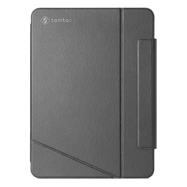 tomtoc Inspire B02 PU Leather Flip Cover for Apple iPad 10.9, 11 Inch (Military Grade Protection, Black)_1
