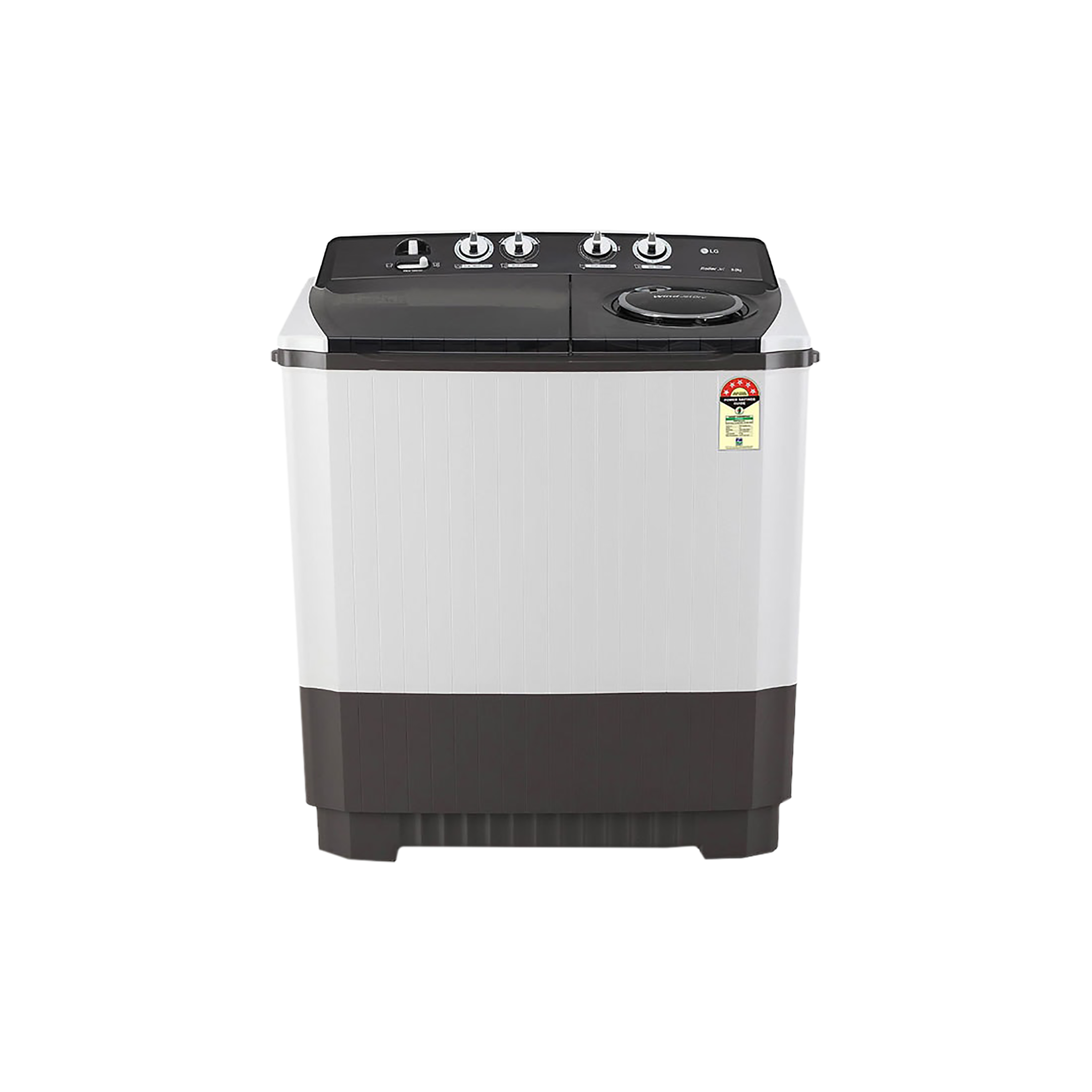 Buy LG 9.5 kg 5 Star Semi Automatic Washing Machine with Roller Jet ...