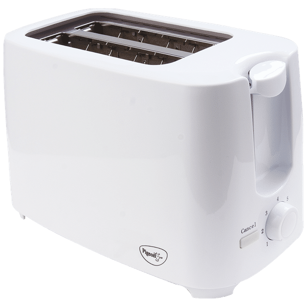 Pigeon 750W 2 Slice Pop-up Toaster with 7 Temperature Settings (White)_1