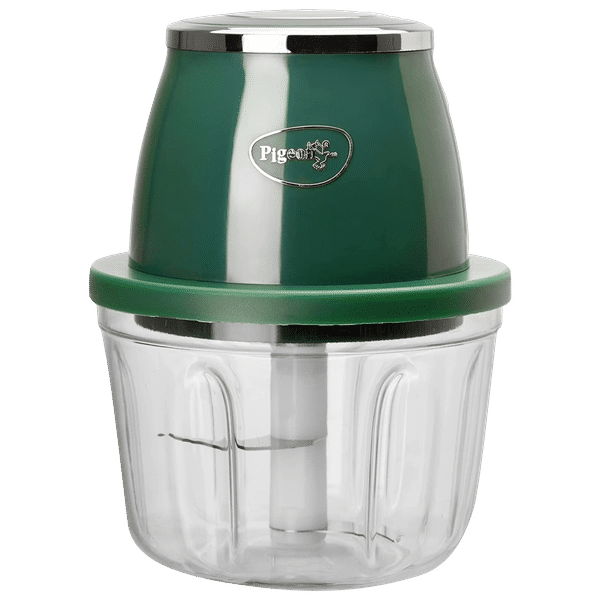Pigeon Zoom 30 Watt Vegetable and Fruit Chopper with 3 Blades (Green)_1