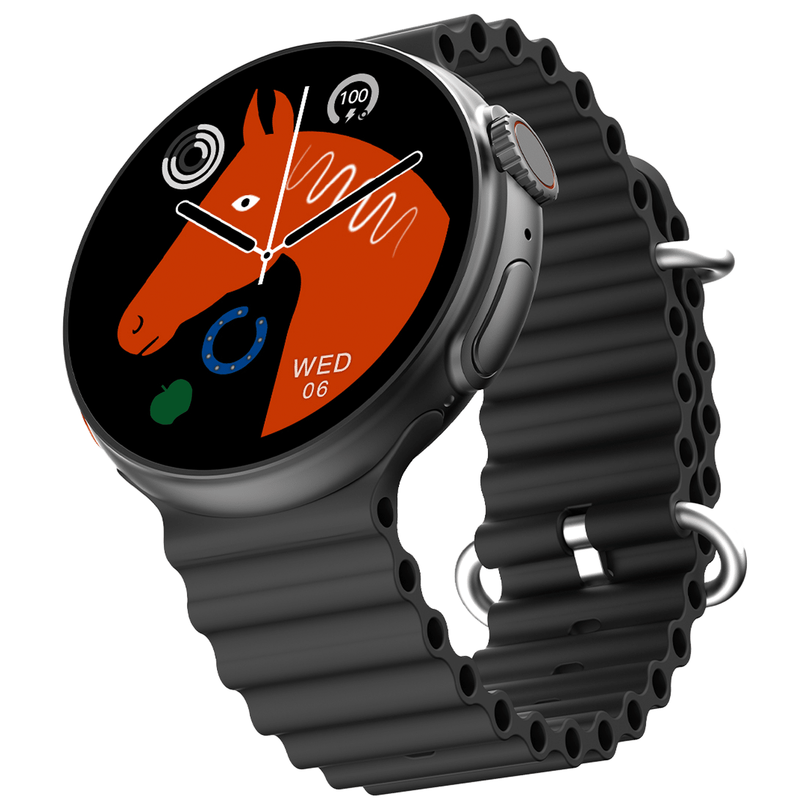 FIRE-BOLTT Cyclone Smartwatch with Bluetooth Calling (40.6mm TFT Display, IP68 Water Resistant, Active Black Strap)