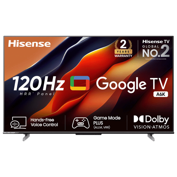 Hisense A6K 191 cm (75 inch) 4K Ultra HD LED Google TV with Dolby Atmos_1