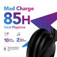 MadRabbit 8059 Bluetooth Headphone with Mic (Fast Charging, Over Ear, Black)_2