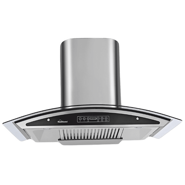 Sunflame Innova 60cm 1230m3/hr Ducted Auto Clean Wall Mounted Chimney with Feather Touch Controls (Black)_1
