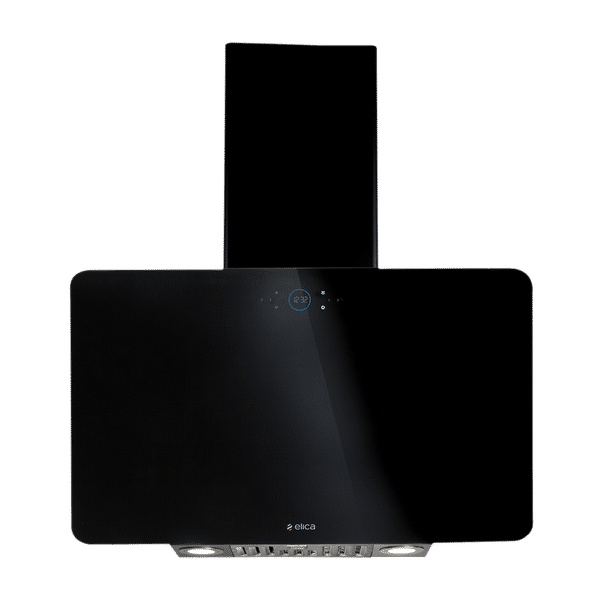 elica ISMART KITTY 75 LTW NERO 75cm Ductless Wall Mounted Chimney with Capacitive Touch Control (Black)_1