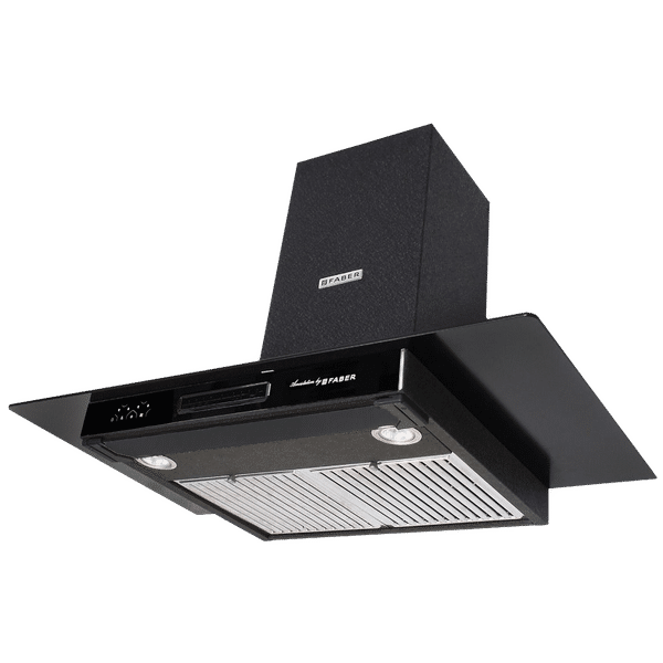 FABER AEROSTATION STAR PRO 3D AB TC 90cm 1095m3/hr Ducted Wall Mounted Chimney with Backlit Touch (Alligator Black)_1