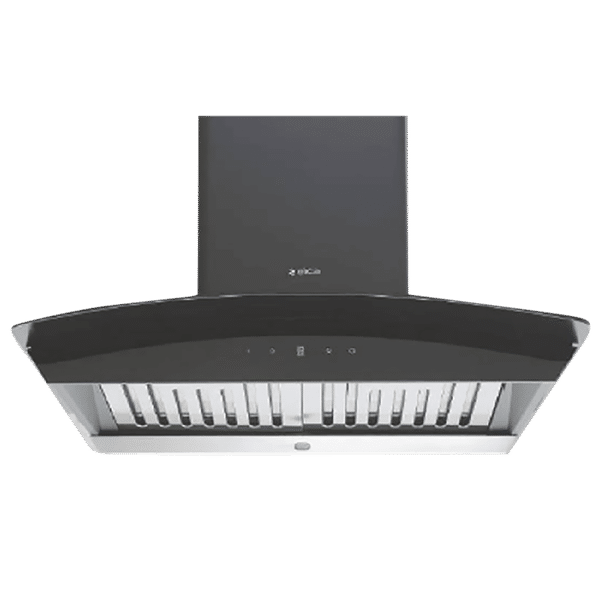elica WDAT HAC 60 MS NERO 60cm 1200m3/hr Ducted Auto Clean Wall Mounted Chimney with Touch Control Panel (Black)_1