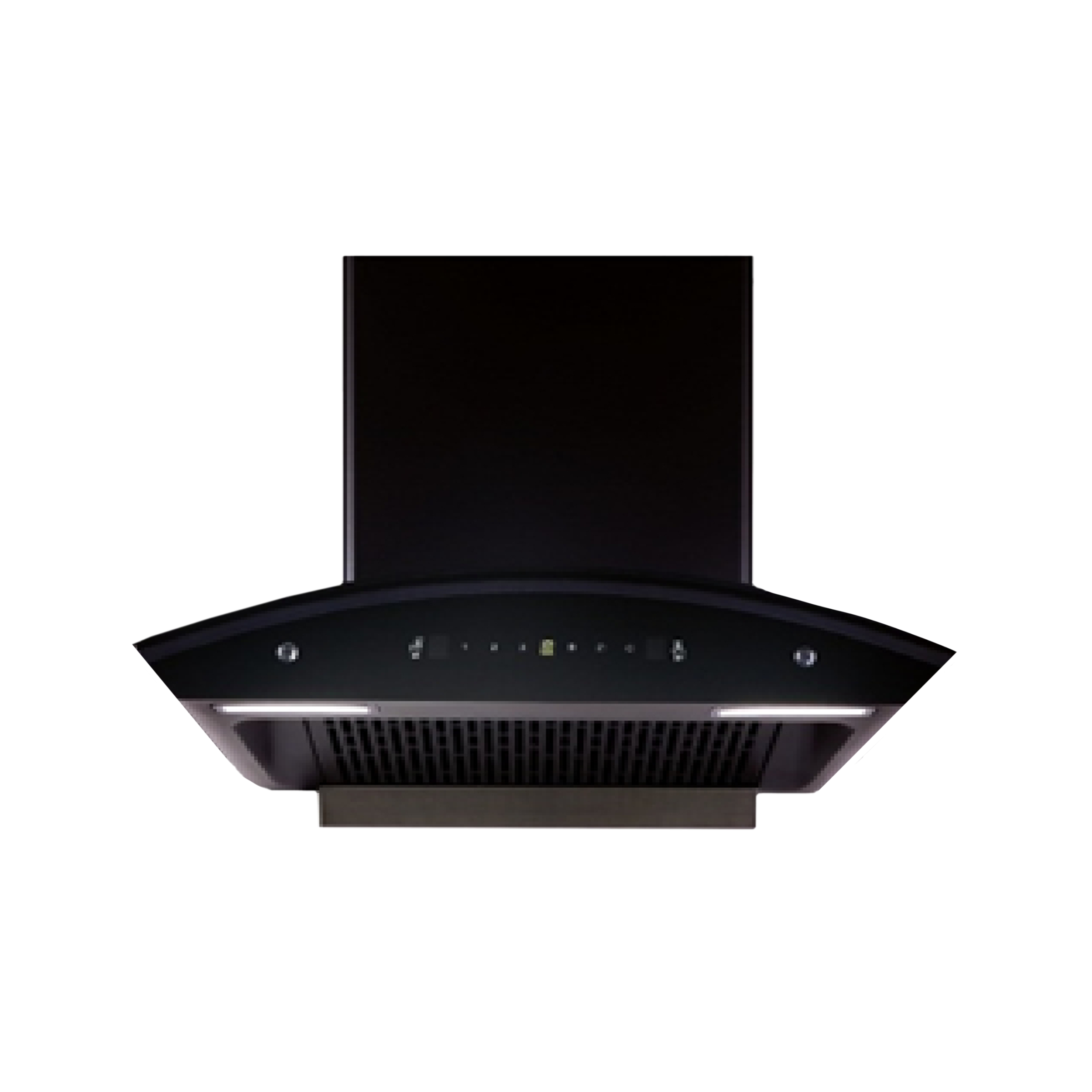 elica FLCG PLUS 600 HAC LTW MS NERO 60cm 1500m3/hr Ducted Auto Clean Wall Mounted Chimney with Touch Control Panel (Black)