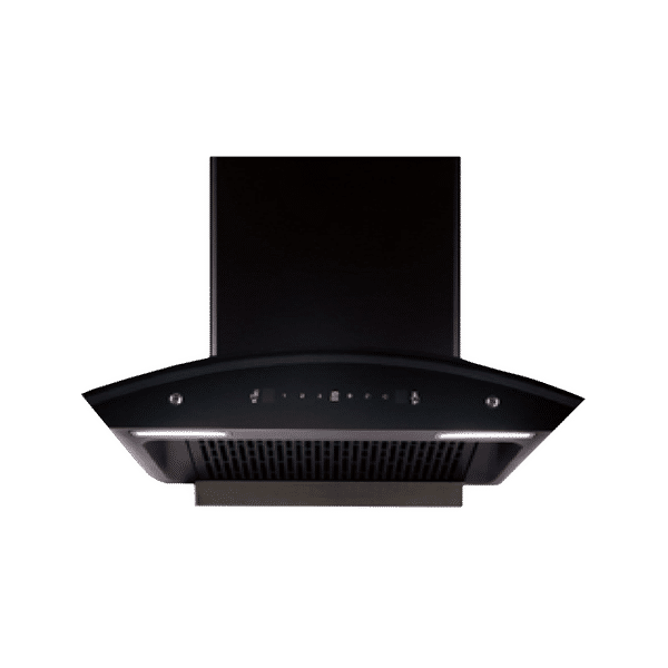 elica FLCG PLUS 600 HAC LTW MS NERO 60cm 1500m3/hr Ducted Auto Clean Wall Mounted Chimney with Touch Control Panel (Black)_1