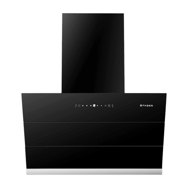 FABER ZENITH FL SC AC BK 75cm 1350m3/hr Ducted Auto Clean Wall Mounted Chimney with Touch Control Panel (Black)_1