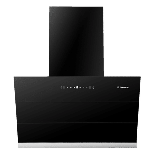 FABER ZENITH FL SC AC BK 60cm 1350m3/hr Ducted Auto Clean Wall Mounted Chimney with Touch Control (Black)_1