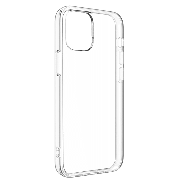Dr. Vaku Glassy Hard TPU & Polycarbonate Back Cover for Apple iPhone 13 (Wireless Charging Compatible, Clear)_1