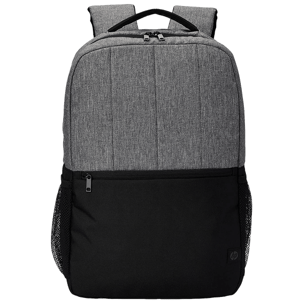 HP 320 Polyester Laptop Backpack for 15.6 Inch Laptop (21 L, Padded Back Panel, Black Grey)_1