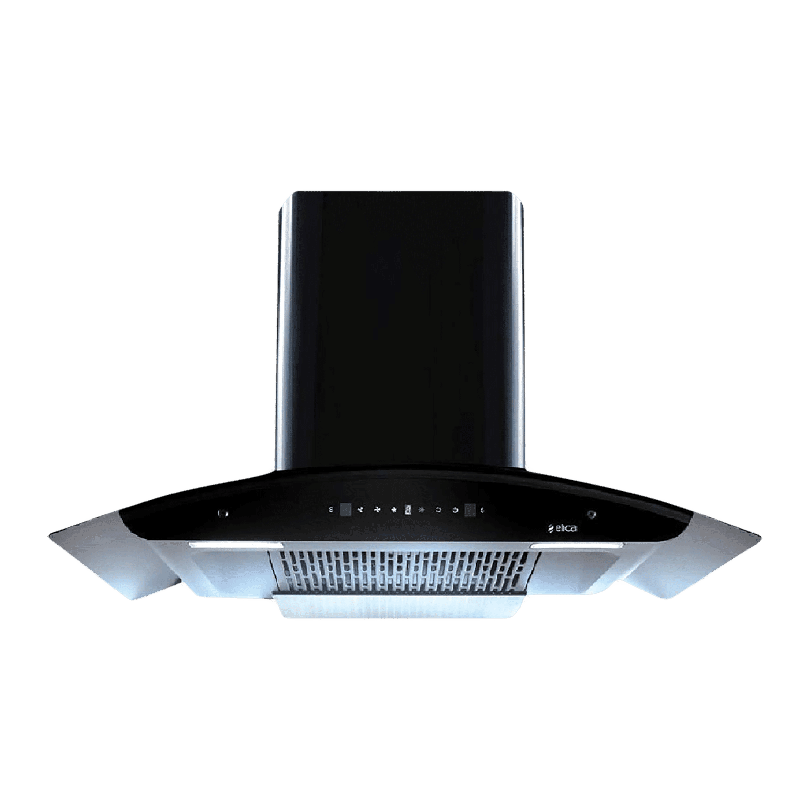 elica WD TFL HAC 90 MS NERO 90cm 1425m3/hr Ducted Auto Clean Wall Mounted Chimney with Motion Sensing Technology (Black)