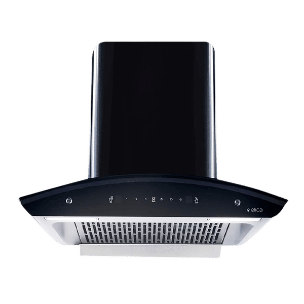 elica WD TFL HAC 60 MS NERO 60cm 1425m3/hr Ducted Auto Clean Wall Mounted Chimney with Touch Control Panel (Black)_1