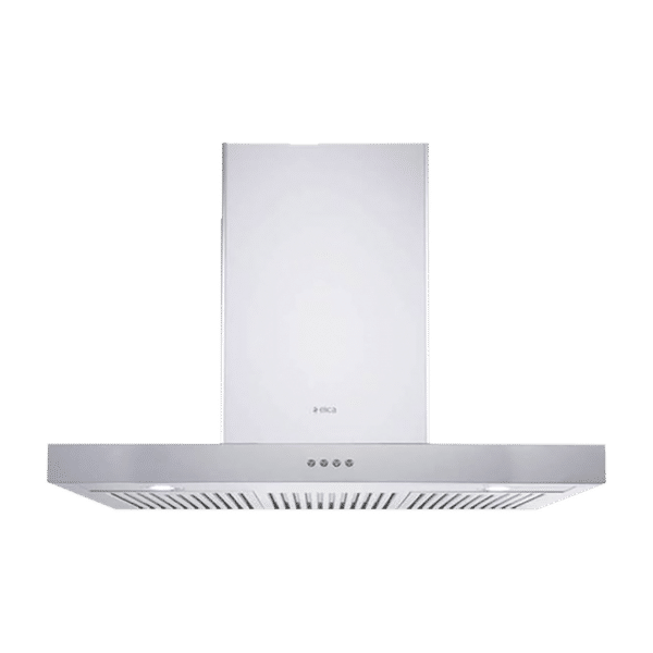 elica SPOT NG ETB PLUS LTW 90 PB LED 90cm 1220m3/hr Ducted Wall Mounted Chimney with Push Button Control (Silver)_1