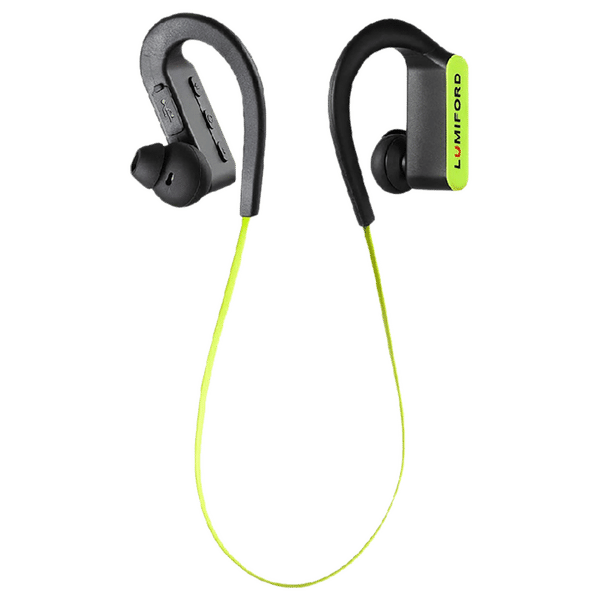 LUMIFORD XploriaHD XP40 Neckband with Passive Noise Cancellation (IPX7 Waterproof, Dual Pairing Technology, Green)_1