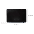 elica KITTY SLIM EDS PLUS HE LTW 60 T4V LED 60cm 1220m3/hr Ducted Wall Mounted Chimney with Touch Control Panel (Black)_2