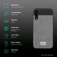 stuffcool Bon Leather Back Cover for SAMSUNG Galaxy A30s (Shock & Scratch Proof, Grey)_2