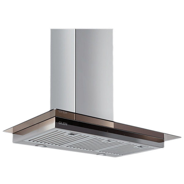 GLEN GL 6062 TS 60cm 1250m3/hr Ductless Ceiling Mounted Chimney with Touch Control Sensor (Silver)_1