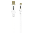 stuffcool Rapido Type A to Micro USB 4.9 Feet (1.5M) Cable (Sleek Design, White)_1