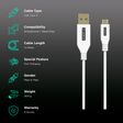 stuffcool Rapido Type A to Micro USB 4.9 Feet (1.5M) Cable (Sleek Design, White)_2