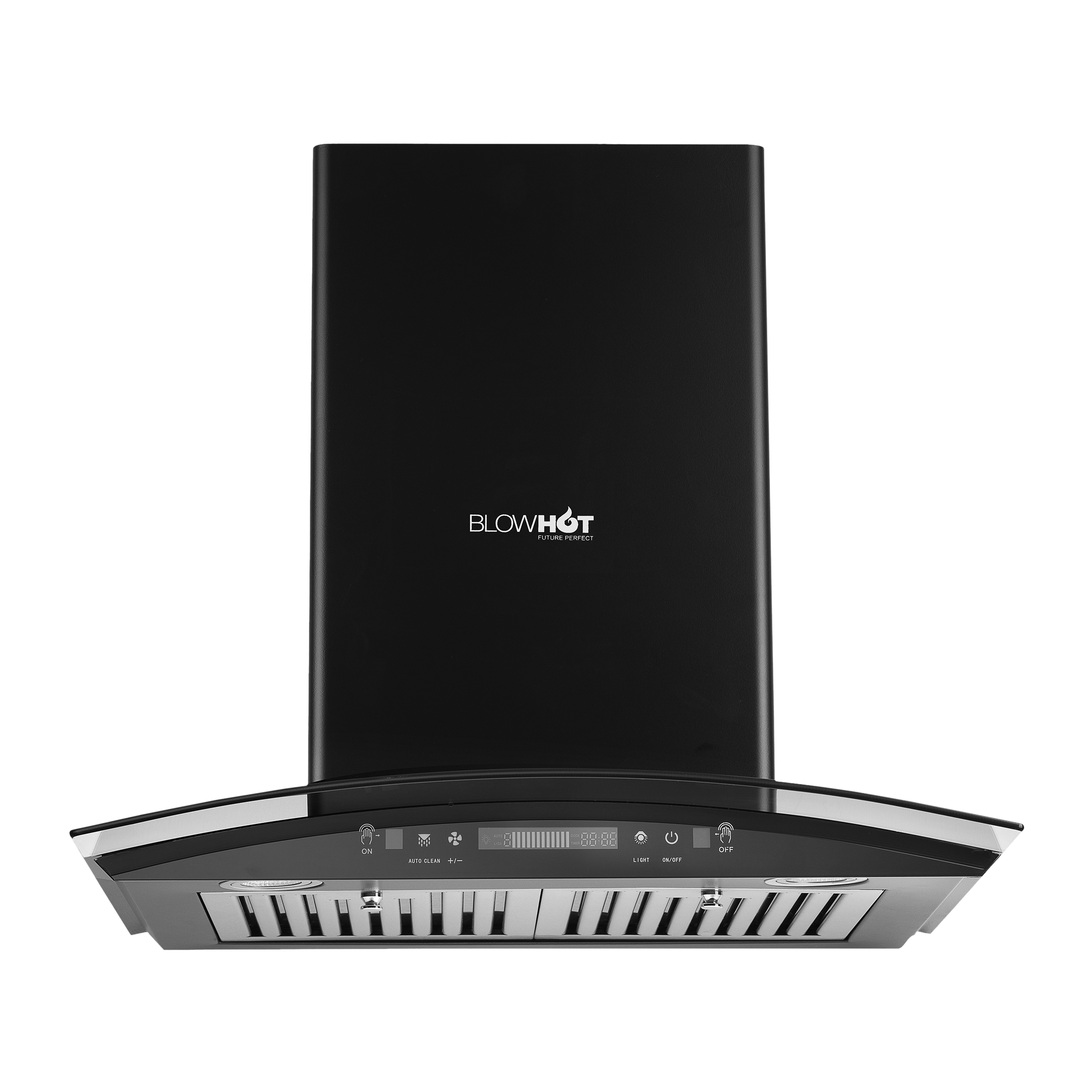 BLOWHOT Electra BAC MS 60cm 1200m3/hr Ducted Auto Clean Wall Mounted Chimney with Motion Sensor Gesture (Black)