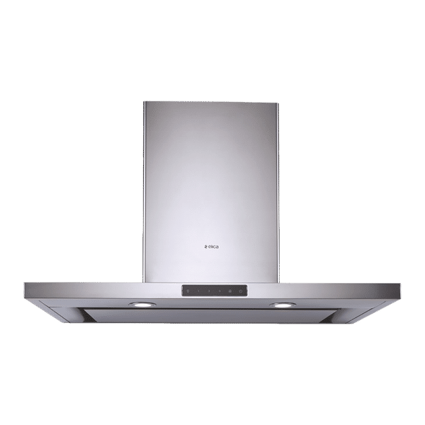 elica SPOT H4 TRIM EDS PLUS HE LTW 90 T4 90cm 1220m3/hr Ducted Wall Mounted Chimney with Low Noise (Silver)_1