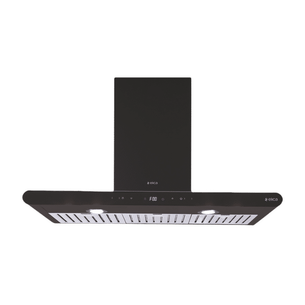 elica ISMART GALAXY BF LTW 90 NERO 90cm Ducted Wall Mounted Chimney with Touch Control Panel (Black)_1