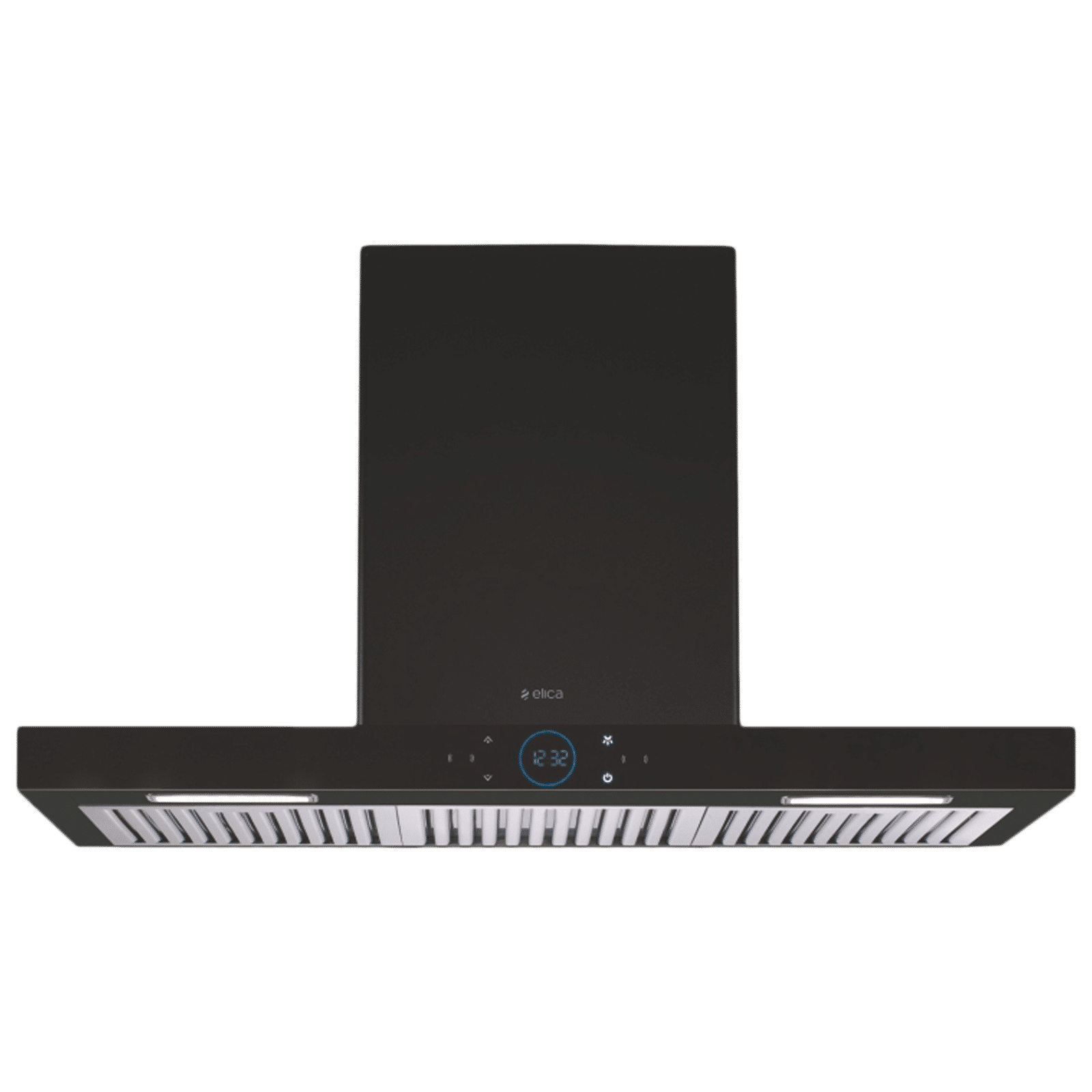 elica ISMART SPOT H6 BF LTW 90 NERO 90cm Ductless Wall Mounted Chimney with Touch Control Panel (Black)