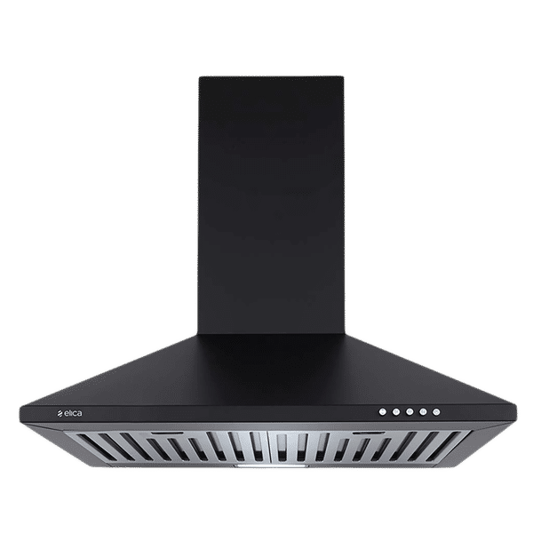 elica STRIP BF 60 NERO 60cm 880m3/hr Ducted Wall Mounted Chimney with Push Button Control (Black)_1
