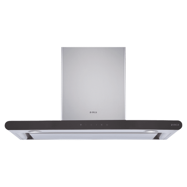 elica GALAXY EDS PLUS HE LTW 90 T4V LED 90cm 1220m3/hr Ducted Wall Mounted Chimney with EDS Technology (Black)_1