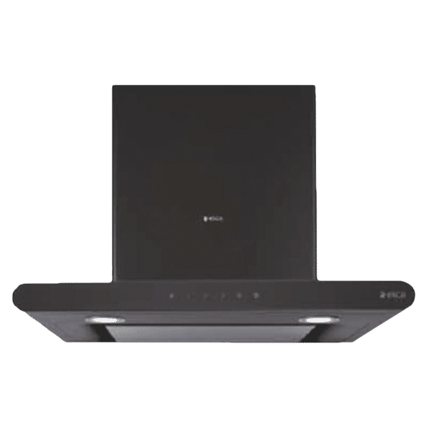 elica GALAXY EDS HE LTW 90 NERO T4V LED 90cm 1010m3/hr Ducted Wall Mounted Chimney with EDS Technology (Black)_1