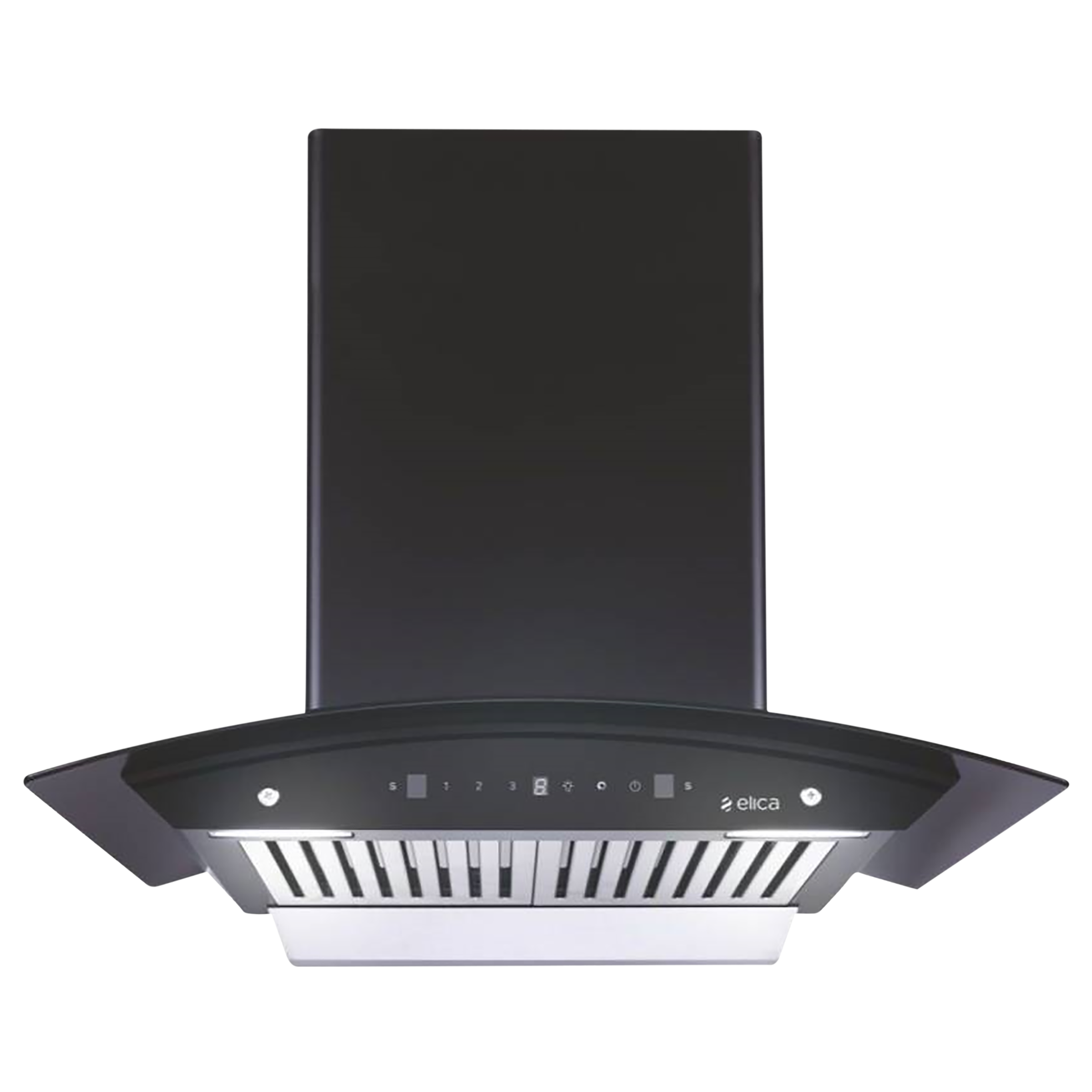 elica WDBF 606 HC MS NERO 60cm 1200m3/hr Ducted Auto Clean Wall Mounted Chimney with Touch Control Panel (Black)