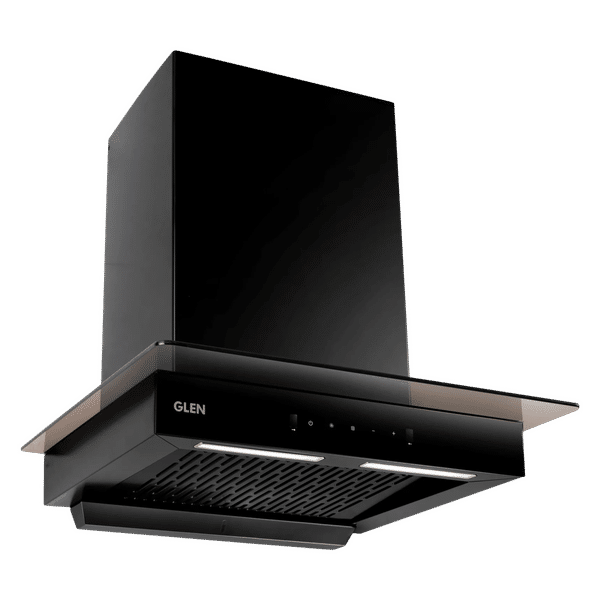 GLEN 6062 BL 60cm 1200m3/hr Ducted Auto Clean Wall Mounted Chimney with Touch Control Panel (Black)_1