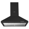elica AH 260 BF NERO 60cm 1100m3/hr Ducted Wall Mounted Chimney with Push Button Control (Black)_1