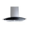 GLEN 6071 SXTS 60cm 1000m3/hr Ducted Wall Mounted Chimney with Touch Sensor Control (Black)_1