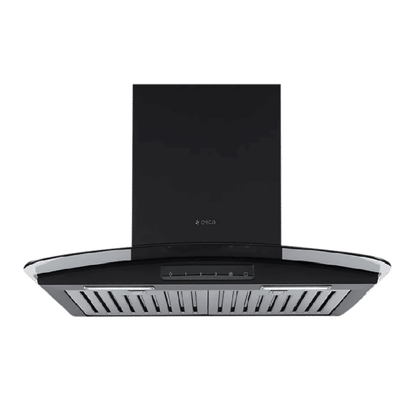 elica GLACE TF TRIM ETB PLUS LTW 60 NERO T4V LED 60cm 1220m3/hr Ducted Wall Mounted Chimney with Touch Control Panel (Black)_1