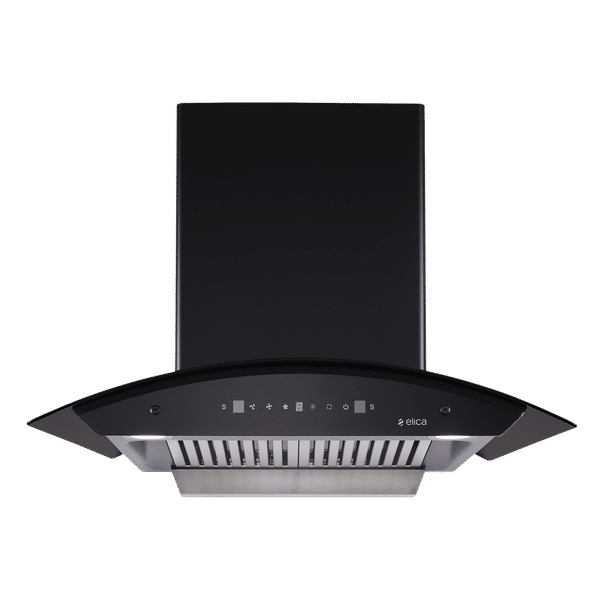 elica TBC HAC TOUCH BF 75 MS NERO 75cm 1200m3/hr Ducted Auto Clean Wall Mounted Chimney with Ergonomic Black (Matt Black)_1