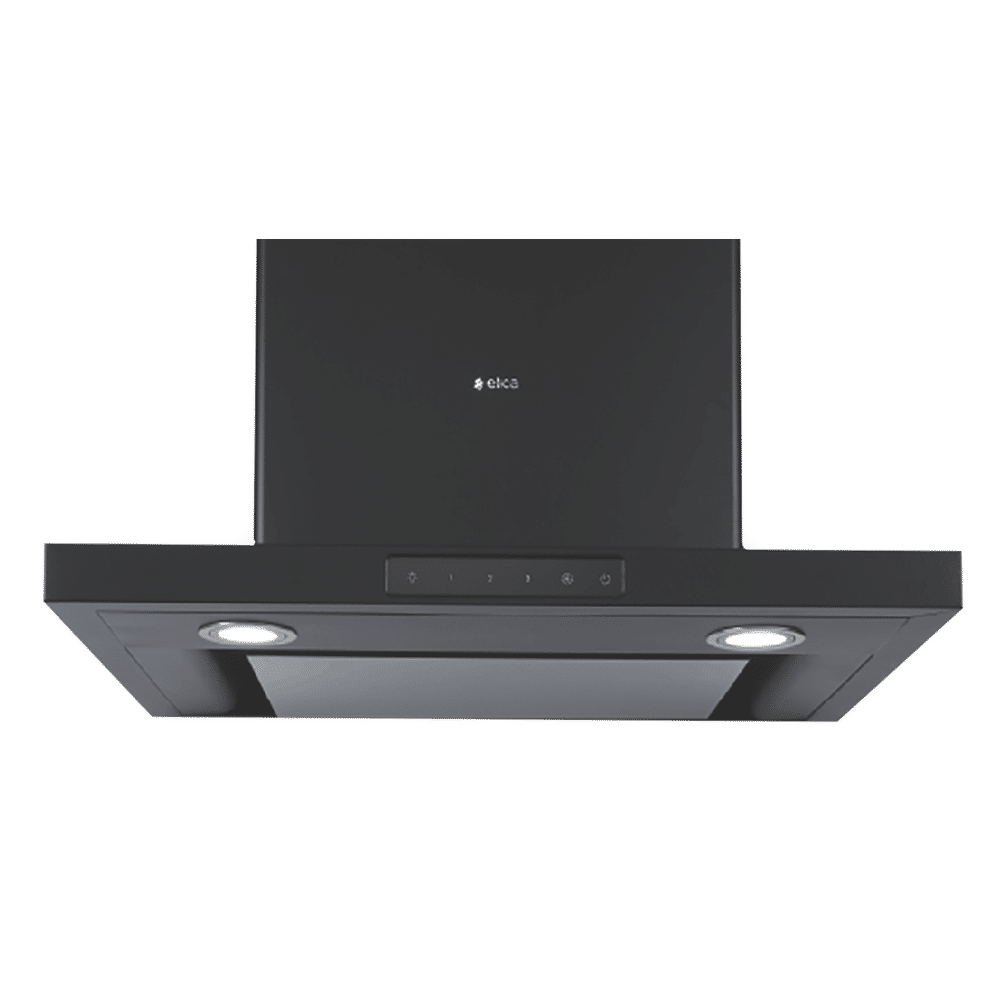 elica SPOT H4 TRIM EDS HE LTW NERO T4V 60cm 1000m3/hr Ducted Wall Mounted Chimney with Touch Control (Black)