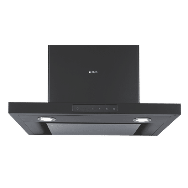 elica SPOT H4 TRIM EDS HE LTW NERO T4V 60cm 1000m3/hr Ducted Wall Mounted Chimney with Touch Control (Black)_1