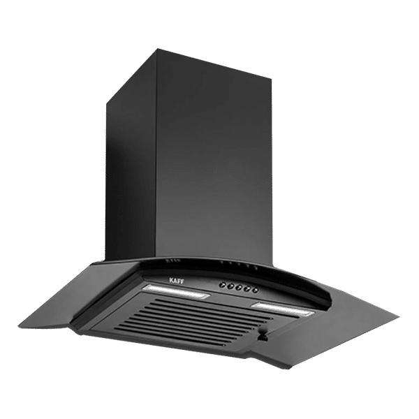 KAFF MAX BF 60cm 1000m3/hr Ducted Auto Clean Wall Mounted Chimney with Soft Push Control (Black)_1
