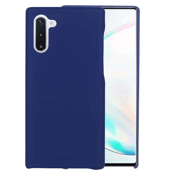 stuffcool Uni ‎Faux Leather Back Cover for SAMSUNG Galaxy Note 10 (Scratch Resistant, Blue)_1
