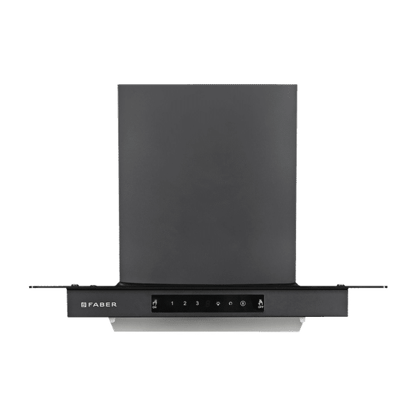 FABER Mercury Pro HC SC FL BK 60cm 1200m3/hr Ducted Auto Clean Wall Mounted Chimney with Touch Control Panel (Black)_1