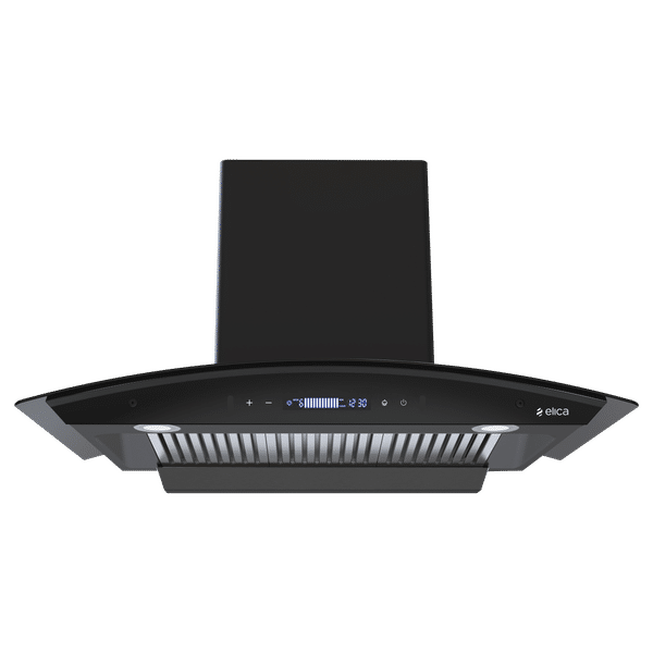 elica BLDC BFCG 903 HAC LTW MS NERO 90cm 1400m3/hr Ducted Wall Mounted Chimney with Durable Design (Black)_1