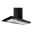 elica SPOT H4 ISLAND EDS PLUS 90 NERO T4V LED 90cm 1220m3/hr Ducted Ceiling Mounted Chimney with Touch Control (Black)_1